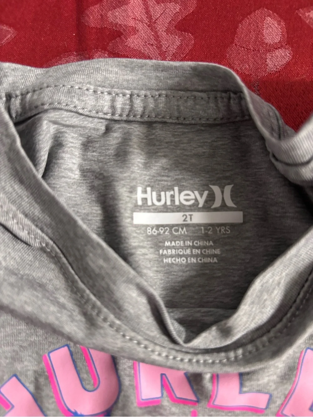 Hurley 3 piece shirt and short set